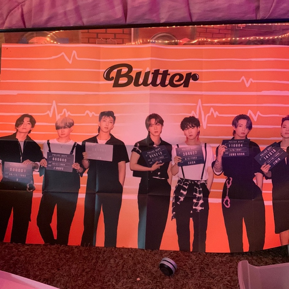 BTS butter poster from the album butter